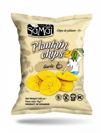 Sarate - Chipsuri De Banane Cu Usturoi 75g