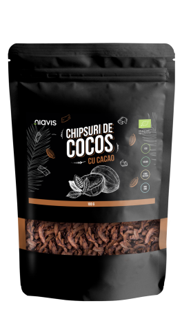 Chipsuri de Cocos cu Cacao Ecologice/Bio 100g [2]