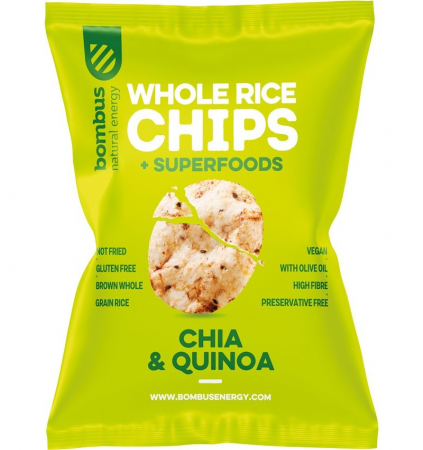 Chipsuri - Chipsuri De Orez Cu Chia Si Quinoa 60 g