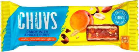 Noutati - Chuvs - Naploitana Glazurata Cu Caise Si Arahide 30g