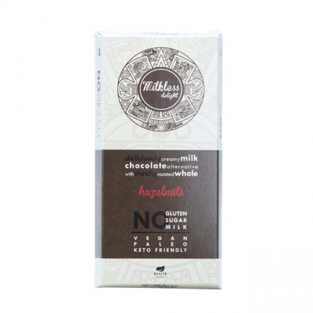 Ciocolata Cremoasa Cu Alune De Padure - Milkless Delight 80g [1]