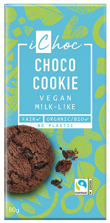 Ciocolata - Ciocolata Cu Bucati De Biscuite "Choco Cookie" (Vegan) - BIO 80g