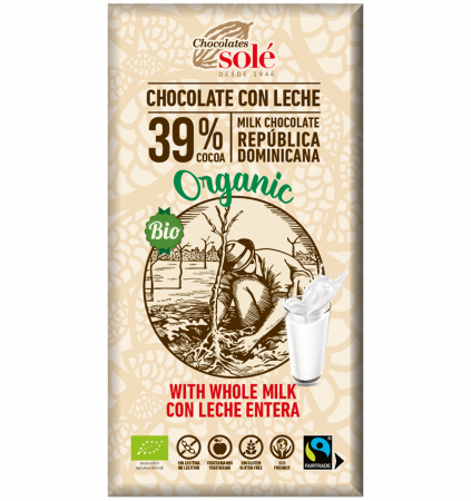 Ciocolata - Ciocolata Cu Lapte Bio Si Fairtrade 100 g