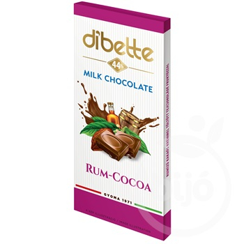 Ciocolata Cu Lapte - Ciocolata Cu Lapte Si Crema De Cacao Si Rom 80g