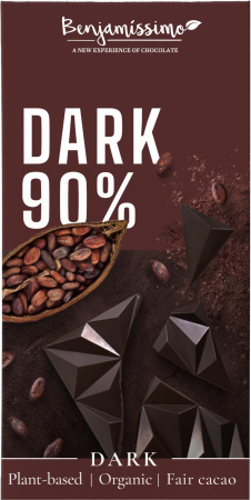 Vegan - Ciocolata Neagra 90% - Bio 60g