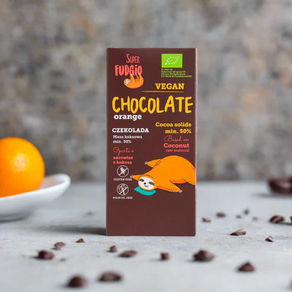 Ciocolata - Ciocolata Vegana Cu Portocala 80g