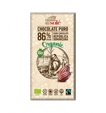 Ciocolata - Ciocolata Neagra Bio 86% Cacao 100g
