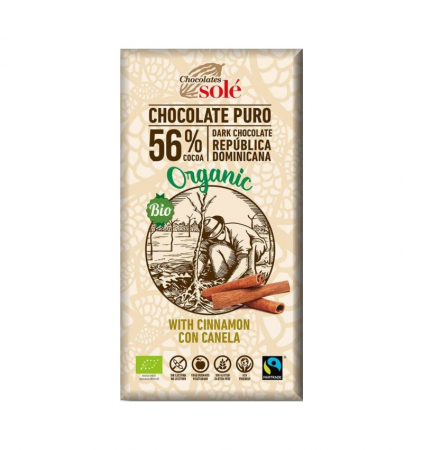 Ciocolata - Ciocolata Neagra Bio Cu Scortisoara 100g