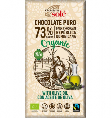 Ciocolata - Ciocolata Neagra Bio Cu Ulei Extravirgin De Masline 100 g