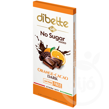 Ciocolata - Ciocolata Neagra Cu Crema De Cacao Si Portocala (NSA) 80g