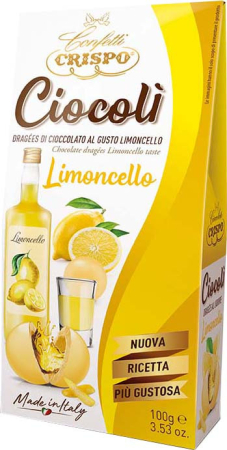 Bomboane - Ciocoli - Drajeuri De Ciocolata Alba Cu "Limoncello" 100g