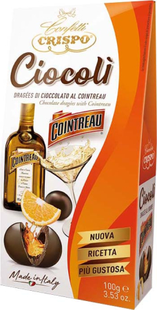 Bomboane - Ciocoli - Drajeuri Din Ciocolata Neagra Cu "Cointreau" 100g