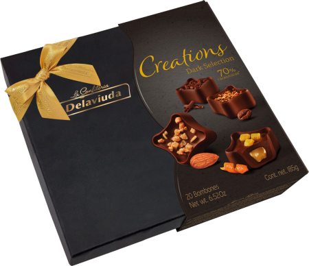 Ciocolata Neagra - Creations - Selecție De Praline Cu Ciocolată Neagră 185g