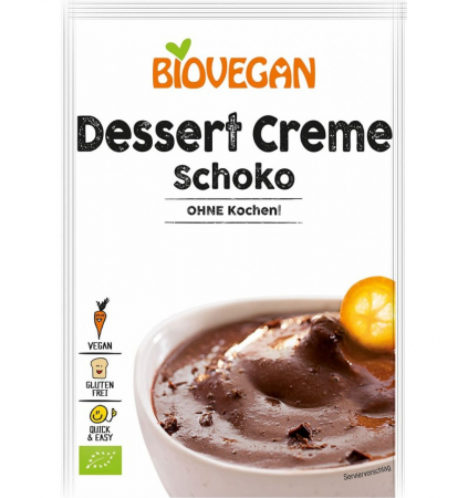 Condimente / Ingrediente - Crema Bio Pentru Desert Cu Ciocolata 68g
