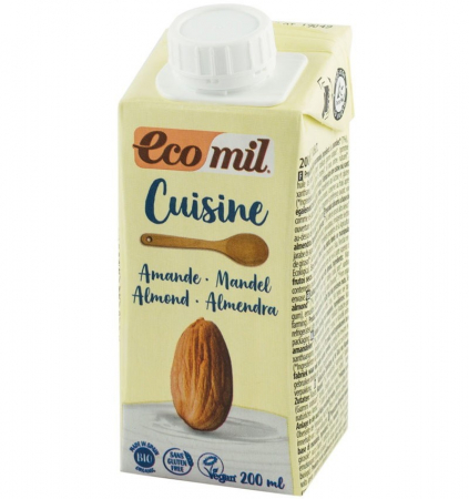 Creme / Unturi - Crema Vegetala Bio Din Migdale Pentru Gatit Cuisine 200ml