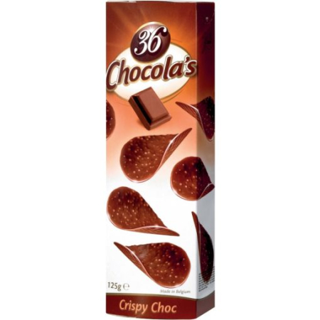 Gustari - Crispy Choc - Chipsuri De Ciocolata Cu Lapte 125g