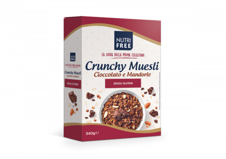 Cereale / Musli / Terci - Amestec Cereale Crunchy Muesli Cu Ciocolata Si Migdale 340g