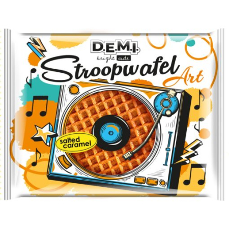 Noutati - Demi Art - Napolitane Olandeze Cu Sirop Si Caramel Sărat 33g