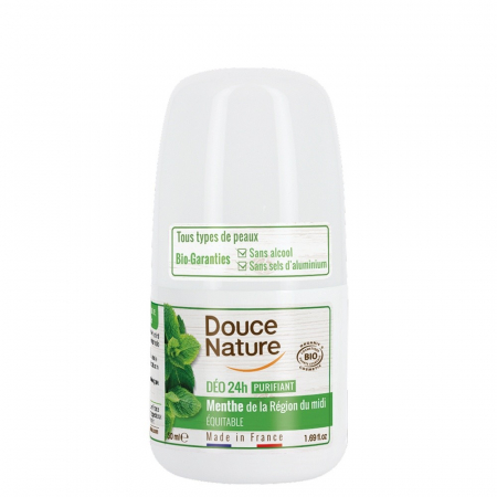 Produse - Deo roll-on purifiant cu menta - toate tipurile de piele 50ml
