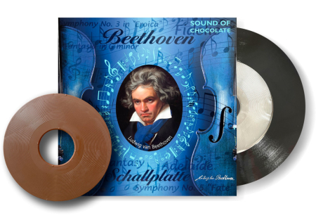 Alimente - "Disc Beethoven" De Ciocolata Cu Lapte 80g