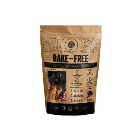 Fara Zahar Adaugat - BAKE-FREE - Amestec De Faina Pentru Aluat Dospit 1Kg
