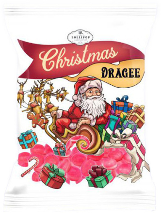 Bomboane - Drajeuri De Craciun Cu "Mos Craciun" 100g