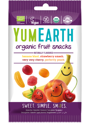Bomboane / Acadele / Jeleuri - Jeleuri Organice de Fructe YumEarth 50g