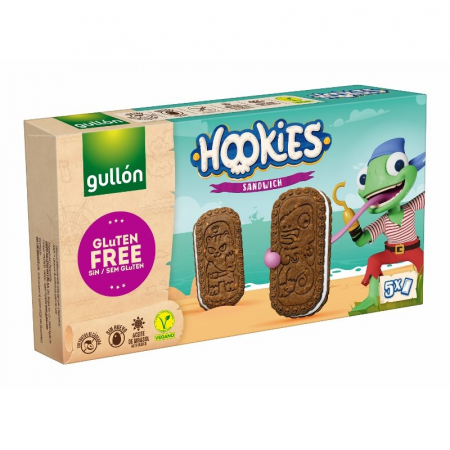 Biscuiti - Eugenii Hookies Cu Crema De Vanilie Fara Gluten 225g(5x45g)