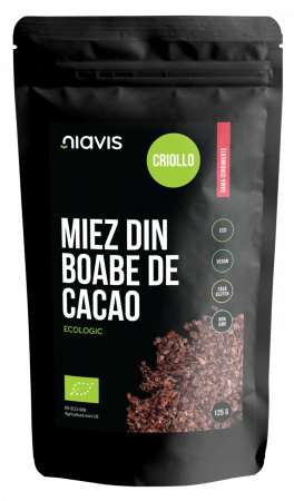 Condimente / Ingrediente - Miez Din Boabe De Cacao Criollo Ecologice/Bio 125g