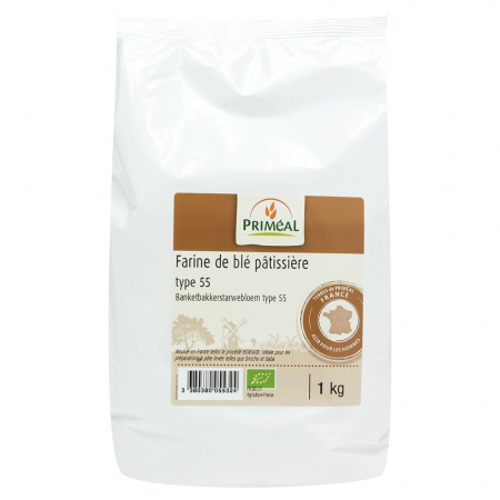 Faina - Faina Alba De Grau Pentru Patiserie T55 BIO 1Kg