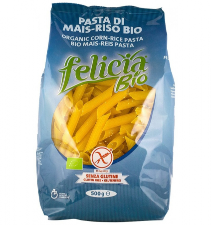 Reg-Enor - Paste Penne Din Porumb Si Orez BIO - Felicia 500g