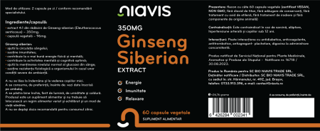 Ginseng Siberian Extract 350mg 60cps [1]