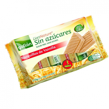 Piscoturi / Napolitane - Napolitana Cu Vanilie Fara Zahar 60g
