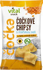 Produse - Chips De Linte Cu Sare De Mare 65g