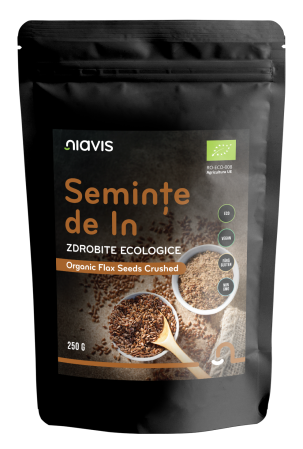 Seminte / Alune / Nuci - Seminte de In Zdrobite Ecologice/Bio 250g