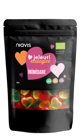Produse Vegane - Jeleuri Ecologice "Inimioare" 100g