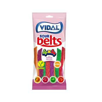Jeleuri - Jeleuri "Sour Belts 4x4" (Vegan) 90g