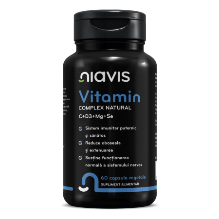 Suplimente - Vitamin Complex Natural C+D3+Mg+Se 60 cps