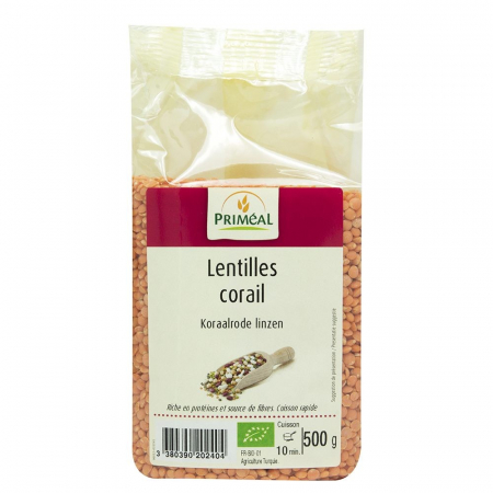Alimente De Baza - Linte Rosie BIO 500g