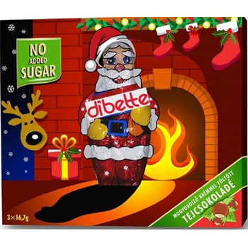 Ciocolata - Mos Craciun De Ciocolata Cu Lapte Si Alune De Padure (NSA) 50g