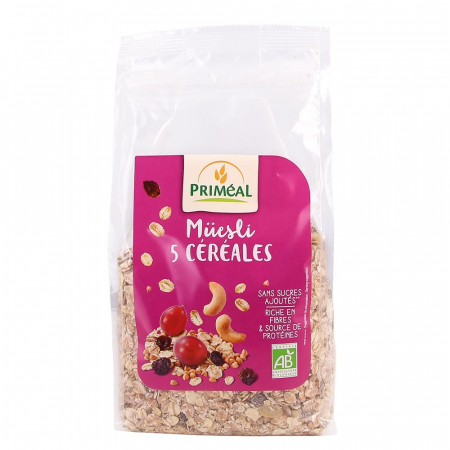Cereale / Musli / Terci - Musli Cu 5 Cereale BIO 500g