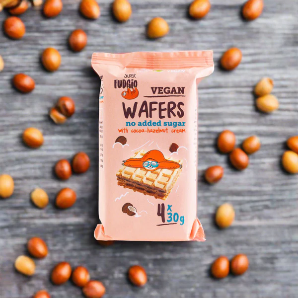 Piscoturi / Napolitane - Napolitane Cu Crema De Alune De Pădure NSA 120g