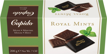 Napolitane - Napolitane De Ciocolata Neagra Cu Menta 200g