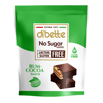 Piscoturi / Napolitane - Napolitane Glazurate Cu Crema De Cacao Si Rom (NSA) 100g