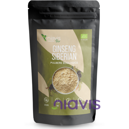 Ginseng Siberian Pulbere Ecologica/Bio 125g [1]
