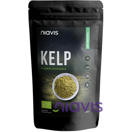 Fara Zahar Adaugat - Kelp Pulbere Ecologica/BIO 125g