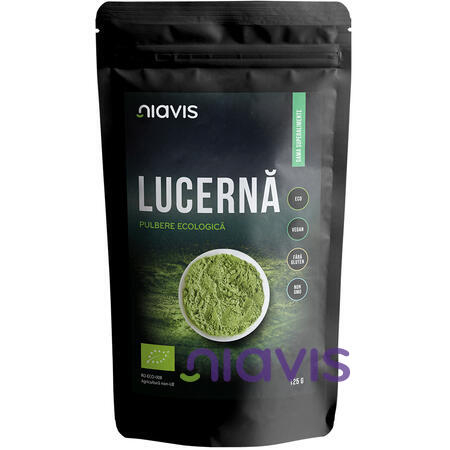 Superalimente / Vitamine - Lucerna(Alfalfa) Pulbere Ecologica/Bio 125g