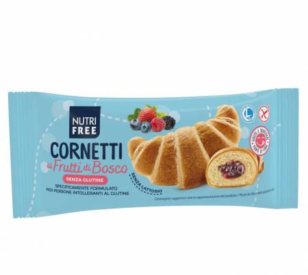 Ciocolata - Cornulet Cu Fructe De Padure - Cornetti 60g
