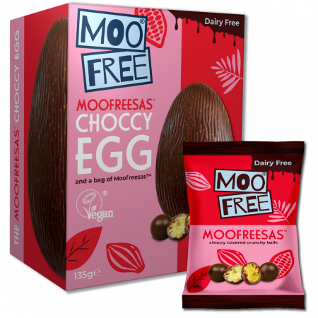 Ouă de Paște Moofreesas fără lactate și vegan cu pungă de Moofreesas (135g) [2]