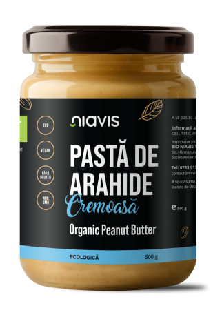 Creme / Unturi - Pasta de Arahide Cremoasa Ecologica/BIO 500g